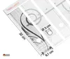 Wallario Ordnerrücken Sticker, selbstklebend für breite Produktbild-Vorschau 4