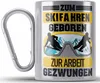 Trendation - Ski Fahren Edelstahl Tasse Karabiner Geschenk Produktbild-Vorschau 1