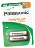 1x2 Panasonic Akku NiMH Mignon AA 1000 mAh Ready to Use Produktbild-Vorschau 4