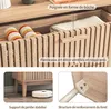 Cassettiera a 6 cassetti in legno naturale, design moderno Anteprima dell’immagine prodotto 4