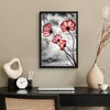 MuchoWow® MuchoWow® Gerahmtes Poster Blumen - Schwarz - Produktbild-Vorschau 2