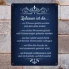 Zuhause ist da... Metallschild XXL Schild Blechschild Produktbild-Vorschau 7