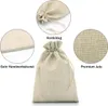 30 Stück 15*20cm Jutesäckchen, Jute Beutel mit Kordelzug, Produktbild-Vorschau 5