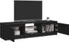 vidaXL Armoire TV avec lampes LED Noir 140x40x36 cm Voir les images du produit 10