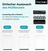 Five Stars® Mülleimer mit Sensor - 2x30 Liter - 2 Fächer - Produktbild-Vorschau 5