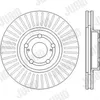2x JURID Bremsscheibe 562453JC für TOYOTA AVENSIS Kombi Produktbild-Vorschau 2