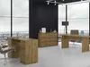VBChome Kommode mit 6 Schubladen 120 x 30 x 75 cm Eiche Produktbild-Vorschau 8