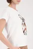 monari T-Shirt Creme Größe 44 mit Hund-Print und Produktbild-Vorschau 3