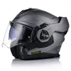 LS2 FF901 Advant X Solid, casco ribaltabile, titanio opaco, Anteprima dell’immagine prodotto 5