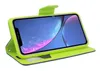 Elegante Buch-Tasche Hülle für iPhone XR in Blau Leder Produktbild-Vorschau 4