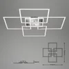 Stropné svietidlo BRILONER FRAME S LED, smart, diaľkové Náhľad obrázku produktu 10