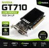 MSI NVidia GT710 1GB Low Profile HDMI DVI passiv Kühler VGA Produktbild-Vorschau 3