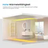Heilmetz Radiátor elektrický 140x60cm Bílé rovné kulaté Náhled obrázku produktu 3