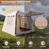 COSTWAY Aufblasbares Campingzelt 2-4 Personen, Luftzelt mit Produktbild-Vorschau 5