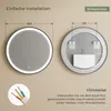 S'AFIELINA 60cm Badspiegel mit Beleuchtung Rund LED Produktbild-Vorschau 2