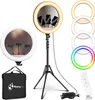 Luce anulare LUMO LED RGB per video fotografici di make-up Anteprima dell’immagine prodotto 1