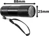 LED Taschenlampe mit 9 UV LEDs Schwarzlicht Leuchte Produktbild-Vorschau 2