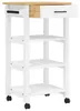 vidaXL Kuchyňský vozík MONZA 48x40x88,5 cm Masivní dřevo Náhled obrázku produktu 4