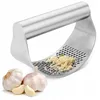 Knoblauchpresse, Zerkleinerer, Handpresse Aus Stahl, Produktbild-Vorschau 8