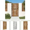 The Living Store Gartentor 105x180 cm Cortenstahl Produktbild-Vorschau 10
