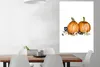 MuchoWow® Poster Kürbis - Blume - Aquarell 80x120 cm - Produktbild-Vorschau 2