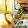 Bilder auf glas - Park Wasserfall Wasser - 70x50cm - Produktbild-Vorschau 8