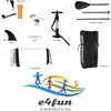 e4fun Stand Up Paddle Board da gonfiare, turchese, 305 x 71 Anteprima dell’immagine prodotto 4