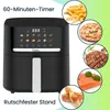 Premium Heissluftfritteuse mit 11 Koch-Programmen, 6,5 l, Produktbild-Vorschau 5