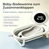 Faltbare Babybadewanne mit Badestütze und integriertem Produktbild-Vorschau 6