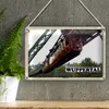 Blechschild Städte Wuppertal Deutschland Schwebebahn Produktbild-Vorschau 3