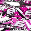 23-teiliges STAGE6 Pink Black Verkleidungs-Aufkleber-Set Produktbild-Vorschau 2