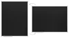 A black whiteboard is shown in two orientations: vertical and horizontal. Náhľad obrázku produktu