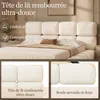 Lit double rembourré 160x200 cm avec sommier à lattes, tête Voir les images du produit 7