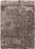 A close-up, top-down view of a taupe shag rug. Produktbild-Vorschau