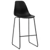 vidaXL 3-tlg. Bar-Set Kunststoff Schwarz Produktbild-Vorschau 5