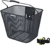 Vorderradkorb Basil Bilbao sw, feinmaschig, Stahl, KF, Produktbild-Vorschau 1