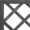 vidaXL Garten-Spalier mit Blumenkasten Schwarz 70x30x135 cm Produktbild-Vorschau 4
