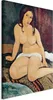 Vliesstoff Leinwandbild - Seated Nude (Amedeo Modigliani) Produktbild-Vorschau 1