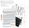 kwmobile Klavier Keyboard Noten Aufkleber - für 49 61 76 88 Produktbild-Vorschau 4