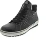 A single black high-top sneaker is shown against a white background. Voir les images du produit