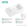 CASAMO Waschbecken Eckig, Aufsatzwaschbecken, Produktbild-Vorschau 4