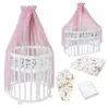 Waldin Babybett OWAL Kinderbett 7in1 mit Matratze, Produktbild-Vorschau 1