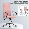 HOMCOM Kancelárska stolička – Ergonomická stolička s Náhľad obrázku produktu 5