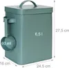 Relaxdays Contenitore in metallo, contenitore da 6,5 L con Anteprima dell’immagine prodotto 4