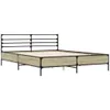 Bettgestell Sonoma-Eiche 160x200 cm Holzwerkstoff und Produktbild-Vorschau 1