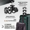 DEUBA® Set de 3x Valises Rigides M, L, XL - Bagage Cabine, Voir les images du produit 4