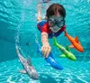 4er Set Tauchtiere Haie für den Pool - Wasserspielzeug zum Produktbild-Vorschau 2