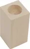 Kerzenhalter 10x6 cm rechteckig aus Buchenholz 1 Stück Produktbild-Vorschau 2