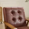 okwish Sofastuhl mit Nussbaum-farbenen Armlehnen, Sessel Produktbild-Vorschau 6