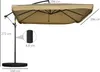 Outsunny Ampelschirm 295x295cm Sonnenschirm mit Netzseiten Produktbild-Vorschau 3